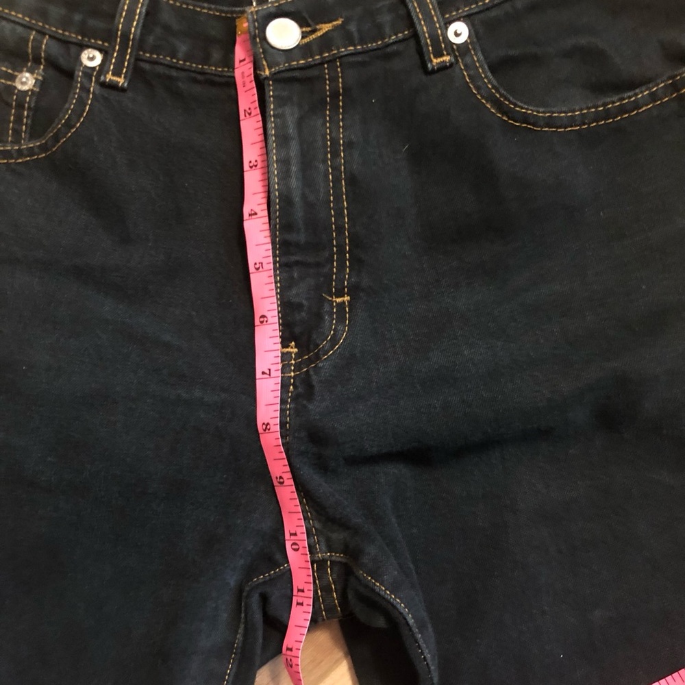 Calvin Klein Jeans Dark Blue Wash Boot Cut Size 8   32" Length - Picture 9 of 14